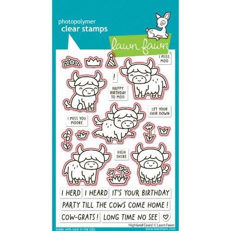 Lawn Fawn - Lawn Cuts - Highland Cows! Dies