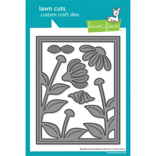 Lawn Fawn - Big Blossom Backdrop: Portrait Dies