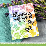 Lawn Fawn - Lawn Clippings - Butterfly Background Stencils