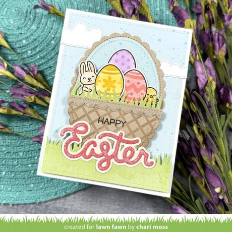 Lawn Fawn - Lawn Clippings - Basket Weave Stencils