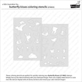 Lawn Fawn - Lawn Clippings - Butterfly Kisses Coloring Stencils
