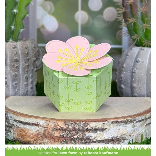 Lawn Fawn - Lawn Cuts - Flower Treat Box Dies