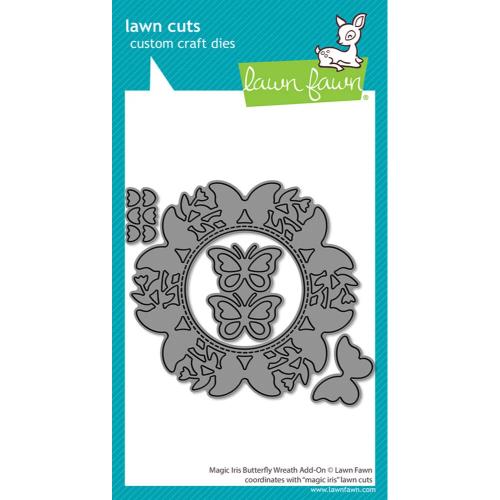 Lawn Fawn - Magic Iris Butterfly Wreath Add-On Dies