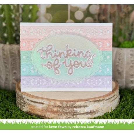 Lawn Fawn - Folksy Sprig Border Die