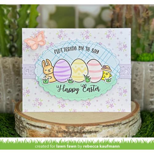 Lawn Fawn - Folksy Sprig Border Die