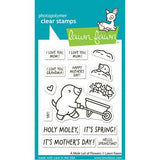 Lawn Fawn - Stamps - A Mole Lot of Flowers