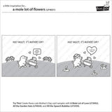 Lawn Fawn - Stamps - A Mole Lot of Flowers