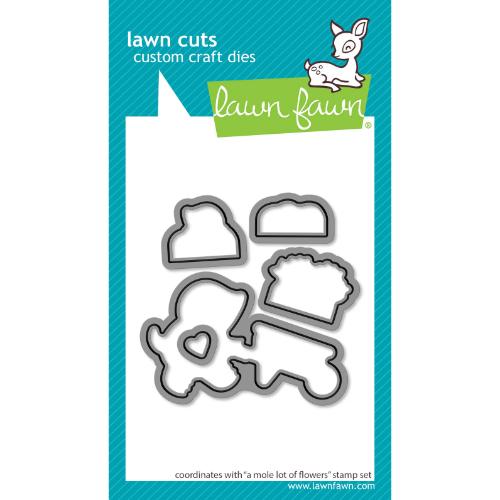 Lawn Fawn - Lawn Cuts - A Mole Lot of Flowers Dies