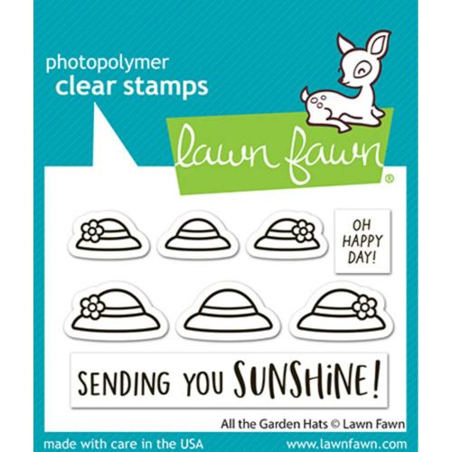 Lawn Fawn - Stamps - All the Garden Hats
