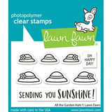 Lawn Fawn - Stamps - All the Garden Hats