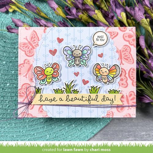 Lawn Fawn - Stamps - I Like Big Butterflies