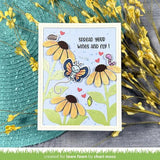 Lawn Fawn - Stamps - Henry's Build-A-Sentiment: Butterfly