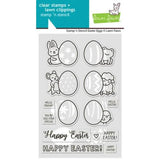 Lawn Fawn - Stamps - Stamp 'n Stencil Easter Eggs