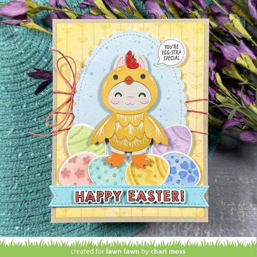 Lawn Fawn - Stamps - Stamp 'n Stencil Easter Eggs