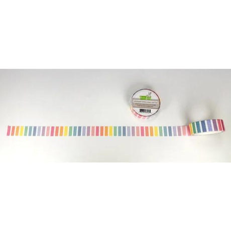 Lawn Fawn - Washi Tape - Vertical Pastel Rainbow Stripes