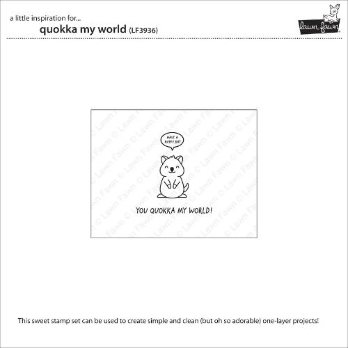 Lawn Fawn - Stamps - Quokka My World