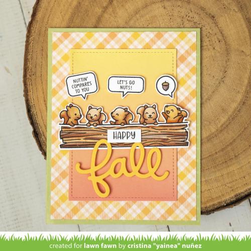Lawn Fawn - Stamps - Simply Celebrate Squirrels