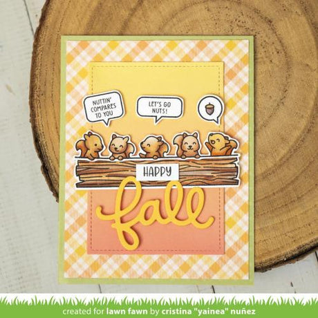 Lawn Fawn - Stamps - Simply Celebrate Squirrels