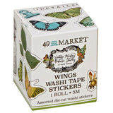 49 And Market Washi Sticker Roll Nature Study Wings