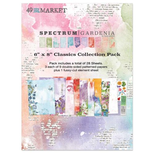 49 & Market Collection Pack 6"X8" Spectrum Gardenia Classics