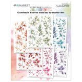 49 & Market Spectrum Gardenia Rub-Ons 6"X8" 6/Sheets Leaves