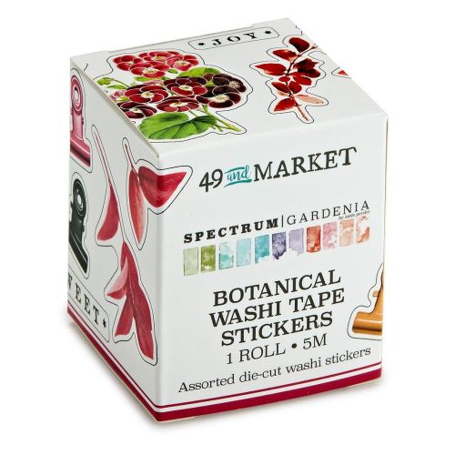 49 & Market Washi Sticker Roll Spectrum Gardenia Botanical