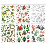 49 And Market Rub-Ons 6"X8" 6/Sheets Foliage, Christmas Spectacular 2023