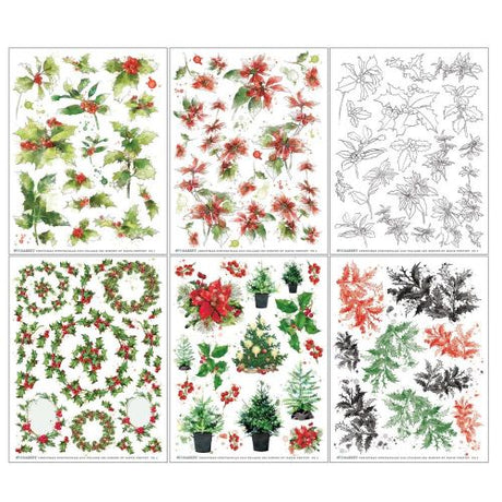 49 And Market Rub-Ons 6"X8" 6/Sheets Foliage, Christmas Spectacular 2023