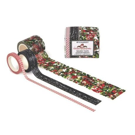 49 And Market Washi Tape Set 3/Pkg Christmas Spectacular 2023