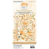 49 & Market Color Swatch: Peach Laser Cut Outs Elements - Postage as per Actual