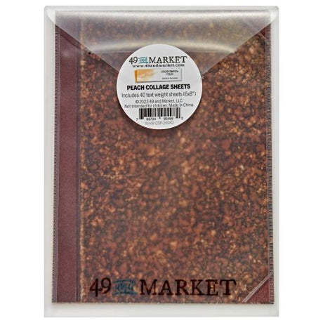 49 And Market Collage Sheets 6"x8" 40/Pkg Color Swatch: Peach