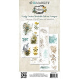 49 And Market Krafty Garden Rub-On Transfer Set Blendable 6"x12" - Postage as per Actual