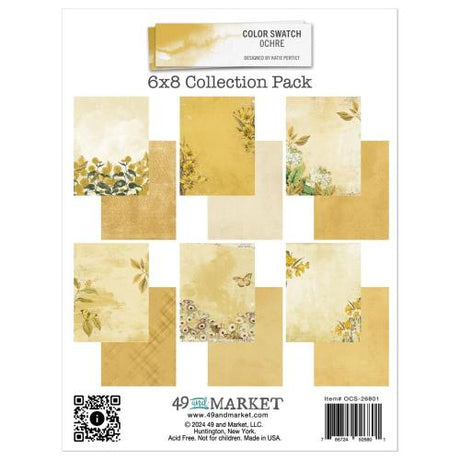 49 And Market Collection Pack 6"X8" Color Swatch: Ochre