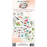 49 And Market Rub-On Transfer Set Botanical, Kaleidoscope 6"x12" - Postage as per Actual