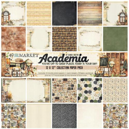 49 And Market Collection Pack 12"X12" Academia - Postage as per Actual