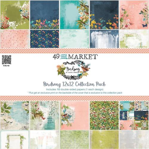 49 & Market Collection Pack 12"X12"-Birdsong - Postage as per actual