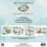 49 And Market Page Kit-Birdsong - Postage as per actual