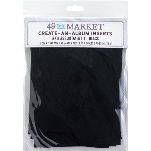 49 And Market Create-An-Album Foundation Inserts Assort 1 Black