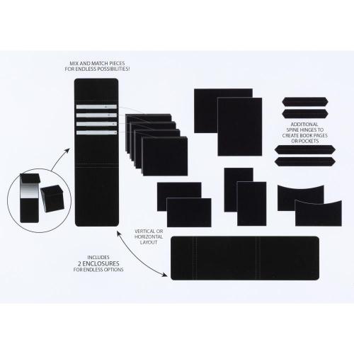 49 And Market Create-An-Album Foundation Inserts Assort 1 Black