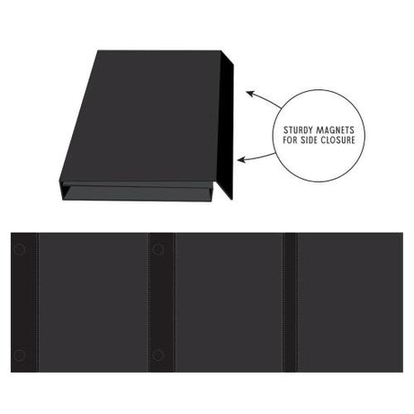 49 And Market Create-An-Album Triple Flip Album Base Black - Postage as per Actual