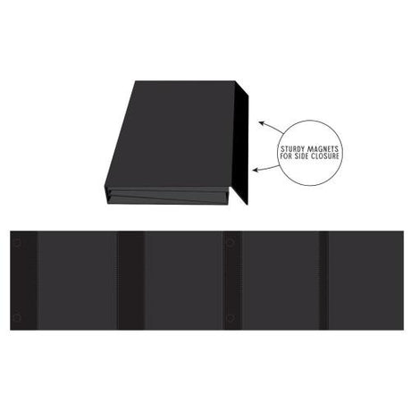 49 And Market Create-An-Album Quadruple Flip Album Base Black - Postage as per Actual