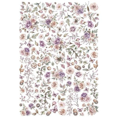 49 And Market Laser Cut Outs Wildflowers, Echoes Of Time - Postage as per Actual