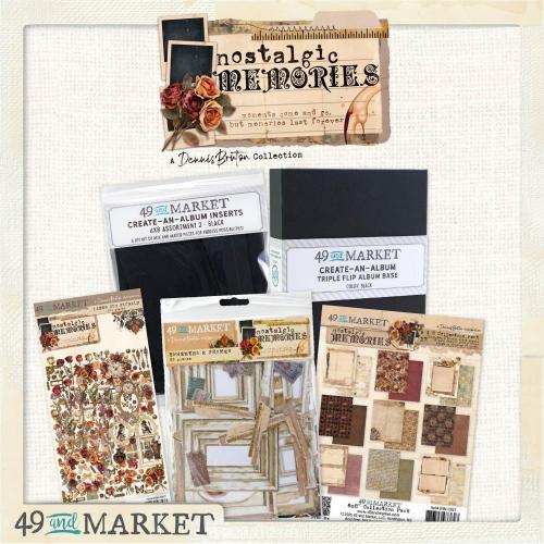 49 and Market Nostalgic Memories Class Kit Bundle - Postage as per Actual