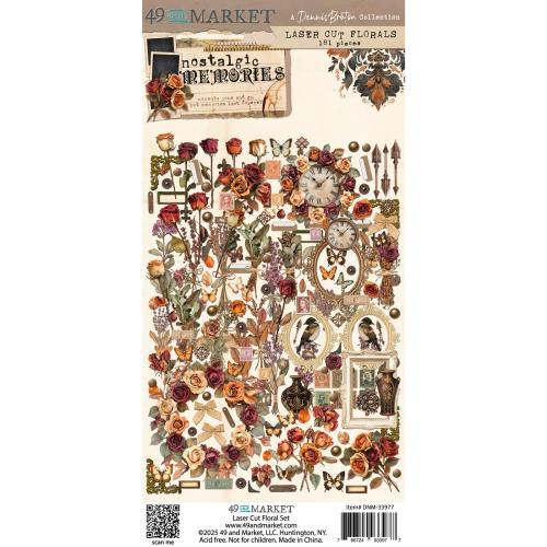 49 And Market Nostalgic Memories Laser Cut Outs Floral - Postage as per Actual