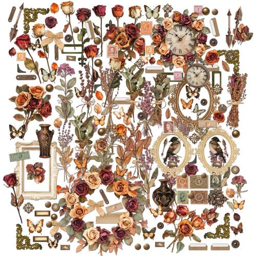 49 And Market Nostalgic Memories Laser Cut Outs Floral - Postage as per Actual
