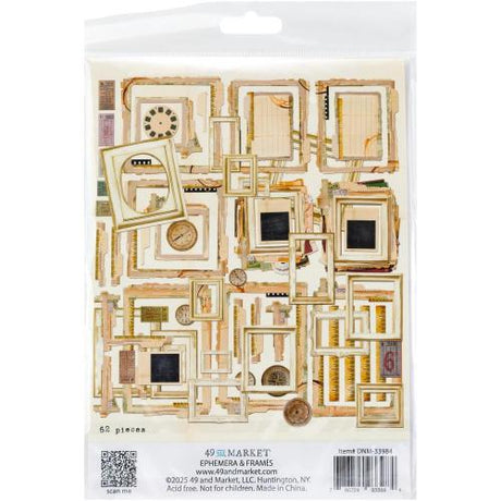 49 And Market Nostalgic Memories Ephemera and Frames Set