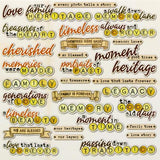 49 And Market Chipboard Set Nostalgic Memories