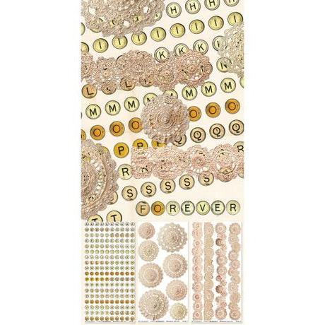 49 And Market Essential Rub-On Transfer Set 6"X12" Nostalgic Memories - Postage as per Actual