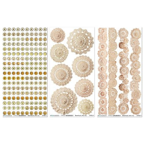 49 And Market Essential Rub-On Transfer Set 6"X12" Nostalgic Memories - Postage as per Actual