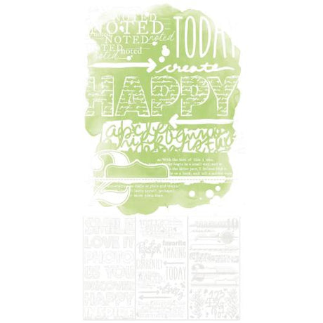 49 And Market Rub-On Transfer Set-Words, Irresistible